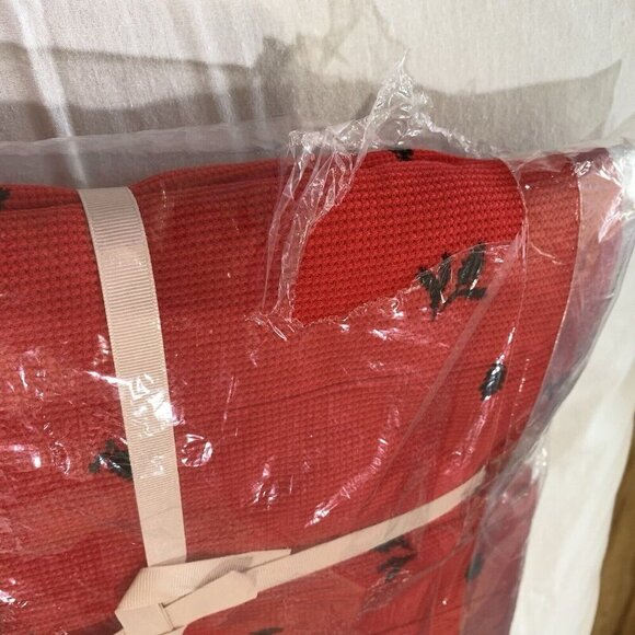 Lattelove The Wishful Waffle Jumpsuit Red Thermal Pajamas Size Large New - Picture 7 of 8